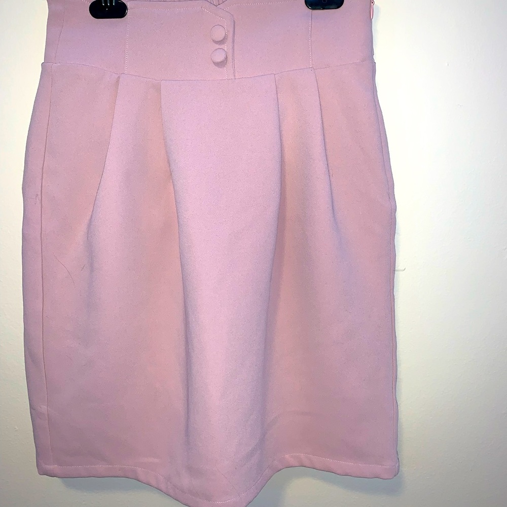 Pink Mini Skirt